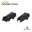Tippmann Flip Up tähtäinsetti pikatiny kiskoon - Etu- ja takatähtäimet kivääreihin - 867535000345 - 5
