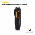 Yonneco Bluetooth monofoni, iOS ja Android Sivulta tangentti näkyvissä - VHF -radiopuhelimet - S-NO8B402AA0725 - 6