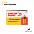 Aguila 22 Short Super Extra HV 29gr pienoskivääripatruuna - 22 Short patruunat - 640420001135 - 4