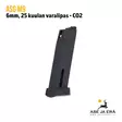 ASG CO2 lipas ASG M9 airsoft kaasupistooliin - Lippaat ja lippaanlataajat - 5707843043595 - 4