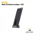 ASG CO2 lipas ASG M9 airsoft kaasupistooliin - Lippaat ja lippaanlataajat - 5707843043595 - 5