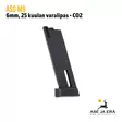 ASG CO2 lipas ASG M9 airsoft kaasupistooliin - Lippaat ja lippaanlataajat - 5707843043595 - 2