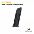 ASG CZ P-09 Airsoft lipas CO2 (25 kuulan kapasiteetilla) - Lippaat ja lippaanlataajat - 5707843056915 - 7