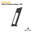 ASG CZ P-09 Airsoft lipas CO2 (25 kuulan kapasiteetilla) - Lippaat ja lippaanlataajat - 5707843056915 - 6