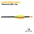 Avalon Carbon Tyro 4.2 Valmisnuoli, 600 - 1 kpl, peräosa - Hiilikuitunuolet - A028405 - 4