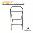 Avalon Deluxe Teline 152x80cm Jousiammuntataustoille - Tauluntaustat ja telineet - 6426010225235 - 7