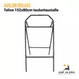 Avalon Deluxe Teline 152x80cm Jousiammuntataustoille - Tauluntaustat ja telineet - 6426010225235 - 1