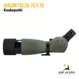 Avalon tec 25-75x70 kaukoputki Sivulta häikäisysuoja avattu - Valmiit kaukoputket - 6017410641635 - 8