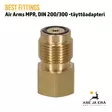 Best Fittings Air Arms MPR DIN 200/300 täyttöadapteri - Pystyssä - Adapterit ja liitäntäsarjat - 03A1MF05 - 4