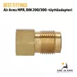 Best Fittings Air Arms MPR DIN 200/300 täyttöadapteri - Sivukuva - Adapterit ja liitäntäsarjat - 03A1MF05 - 3