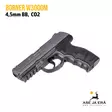 Borner W3000M metallirunkoinen 4,5mm CO2 ilmapistooli - BB kuula ilmapistoolit - 4710372210315 - 14