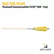 Buck Trail Deluxe puunuoli 11/32" 45# - 1 kpl - yksityiskohta sulkaosasta - Puunuolet - ZPVB202K45 - 3