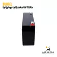 Burrel lyijyhyytelöakku 6V 10Ah - Tarvikkeet riistakameroihin - 5412810284115 - 3