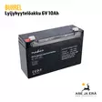 Burrel lyijyhyytelöakku 6V 10Ah - Tarvikkeet riistakameroihin - 5412810284115 - 2