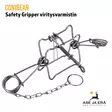 Conibear Brand Safety Gripper viritysvarmistin - Käytössä asenettuna paikoilleen  - Loukkutarvikkeet - 6430055029765 - 2