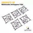 ConyBear TC-160 näätärauta 5 kpl - Hetitappavat raudat - TC160x5 - 1