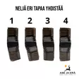 Cross Industries Inc AR-15 Cross Mag - kahden 10 patruunan lippaan yhdistelmä - Toiminnallisten aseiden lippaat - 885756101115 - 23