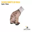 Eleven Targets 3D-taulu Ilves - 3D-eläintaulut - ELVaE55 - 8