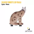 Eleven Targets 3D-taulu Ilves - 3D-eläintaulut - ELVaE55 - 7