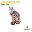 Eleven Targets 3D-taulu Ilves - 3D-eläintaulut - ELVaE55 - 1