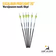 Excalibur Proflight 20" varsijousen nuoli, 6 kpl - Hiilikuitunuolet - 626192222015 - 2
