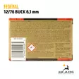 Federal Premium Buck 12/76 6,1mm - Buckshot, yli 4mm - 029465001285 - 5