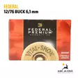 Federal Premium Buck 12/76 6,1mm - Buckshot, yli 4mm - 029465001285 - 1