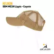 Helikon-Tex BBM MESH Cap Lippalakki, Coyote yleiskuva sivusta - Lippalakit - 5908218712195 - 15