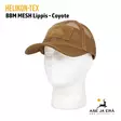 Helikon-Tex BBM MESH Cap Lippalakki, Coyote etuviistosta mallin päässä - Lippalakit - 5908218712195 - 2