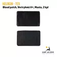 Helikon-Tex blood patch 2 kpl veriryhmä A+  Musta- Kiinnityspuoli näkyvissä - Muut asusteet - 5908218766945 - 6