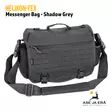 Helikon-Tex Messenger Bag laukku harmaa edestä - Reput ja laukut - 5902688040055 - 1