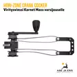 Hori-Zone Crank Cocker viritysvinssi Kornet Maxx varsijouselle ylhäältä kuvattuna - Varsijousen tarvikkeet - 8720054386005 - 3