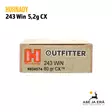 Hornady Outfitter .243 Win 5,2g CX - Muut kaliiperit - 090255719765 - 4