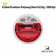 JSB Predator Polymag Short 4,50 mm ilmakivääriluoti 0,52g - 4,5 mm ilmakivääriluodit - 8594180450745 - 5