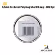JSB Predator Polymag Short 4,50 mm ilmakivääriluoti 0,52g - 4,5 mm ilmakivääriluodit - 8594180450745 - 9