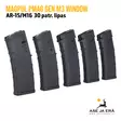 Magpul AR-15/M16 GEN M3 PMAG 30BLACK - Toiminnallisten aseiden lippaat - 873750006178X5 - 2