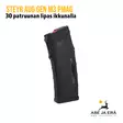 Magpul Steyr AUG Gen M3 Pmag 30 patruunan lipas ikkunalla musta - Toiminnallisten aseiden lippaat - 873750001265 - 4