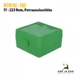 MTM RS-100 17-223 patruunarasia pienille kiväärinpatruunoille - Patruunalaatikot, -rasiat ja -levyt - 026057215105 - 2