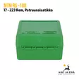 MTM RS-100 17-223 patruunarasia pienille kiväärinpatruunoille - Patruunalaatikot, -rasiat ja -levyt - 026057215105 - 5