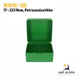 MTM RS-100 17-223 patruunarasia pienille kiväärinpatruunoille - Patruunalaatikot, -rasiat ja -levyt - 026057215105 - 10
