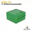 MTM RS-100 17-223 patruunarasia pienille kiväärinpatruunoille - Patruunalaatikot, -rasiat ja -levyt - 026057215105 - 4