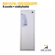 Nor-Lyx NL-1000 asekaappi + sisähyllykkö - Asekaappi 1-10 aseelle - 293165 - 2
