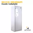 Nor-Lyx NL-1000 asekaappi + sisähyllykkö - Asekaappi 1-10 aseelle - 293165 - 8