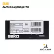 Sako Range 222Rem 3,2g FMJ kiväärinpatruuna Speedhead 105G - 222 kaliiperi - 6438053159545 - 1