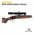 Sauer Suhl 16/70 / .222 Rem Käytetty Drillinki - Käytetyt yhdistelmäaseet - 524635 - 7