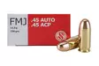 Sellier & Bellot 45AUTO/45ACP 14,9g FMJ pistoolinpatruuna - Muut pistoolinpatruunat - 8590690311255 - 12