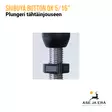 Shibuya Button DX 5/16" plungeri - Plungerit | Joustotallat - 2000004101015 - 14