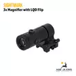 Sightmark T-3 3x Punapisteen suurentaja sivulle taittuvalla jalustalla - Punapistetähtäimet - 812495020735 - 1