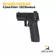 SIG Sauer P320 Black 4,5mm ilmapistooli blowback - Ilma-aseluoti ilmapistoolit - 768681557875 - 3