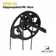 Topoint M3 taljajousipaketti RH musta - yksityiskohta taljapyörästä - RTS taljajousipaketit - 6017410932955 - 5